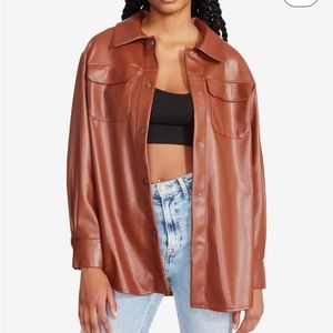 Steve Madden Faux Good Measure Shacket